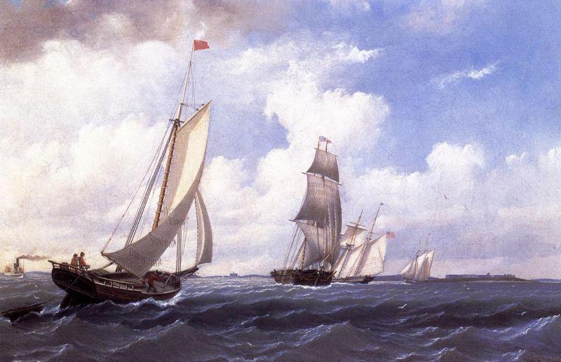 William Bradford The ' Mary' of Boston Returning to Port